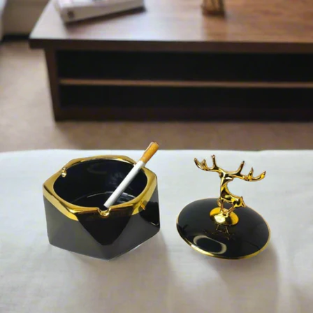 Deer Lid Ashtray