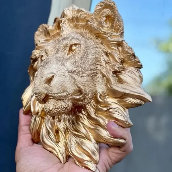 Leo Head Sculpture