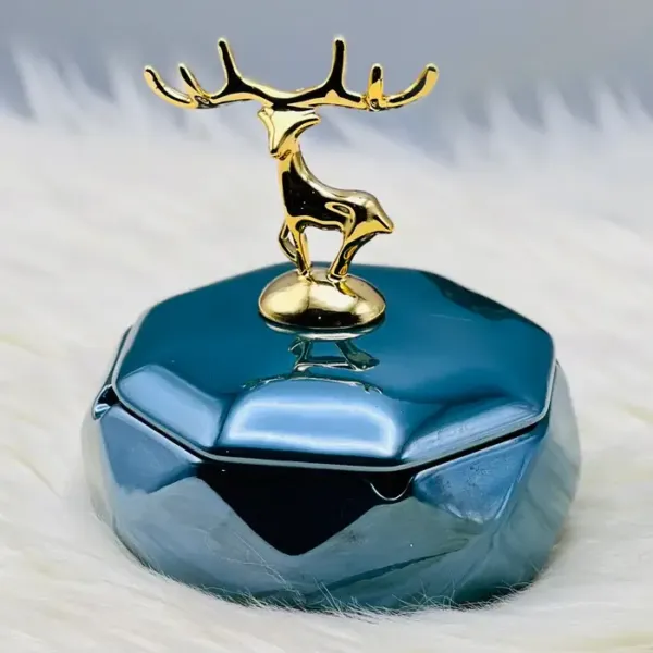 Deer Statue Ceramic Ash Tray